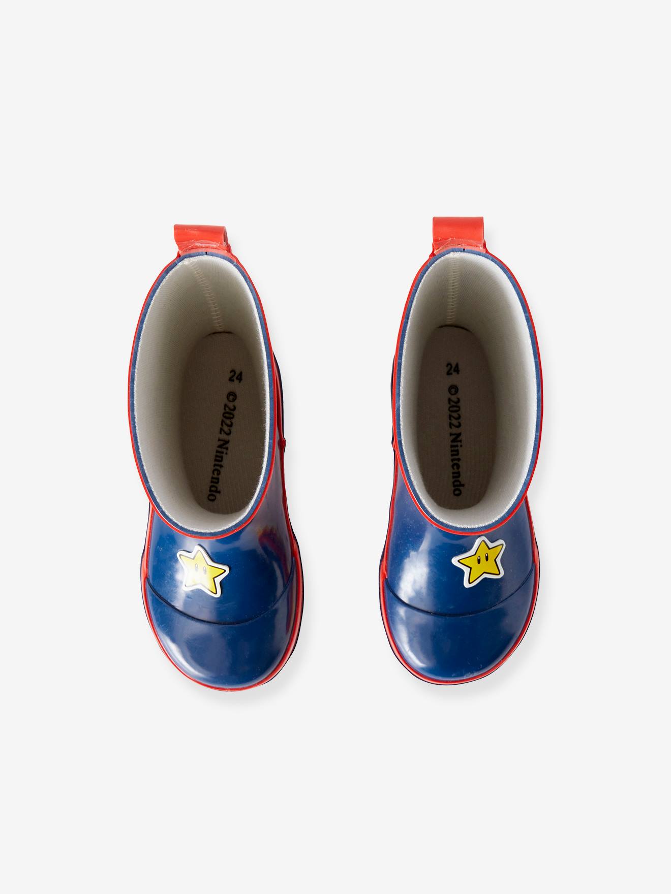 Botas de chuva Super Mario®, azul-escuras, lisas com estampas.