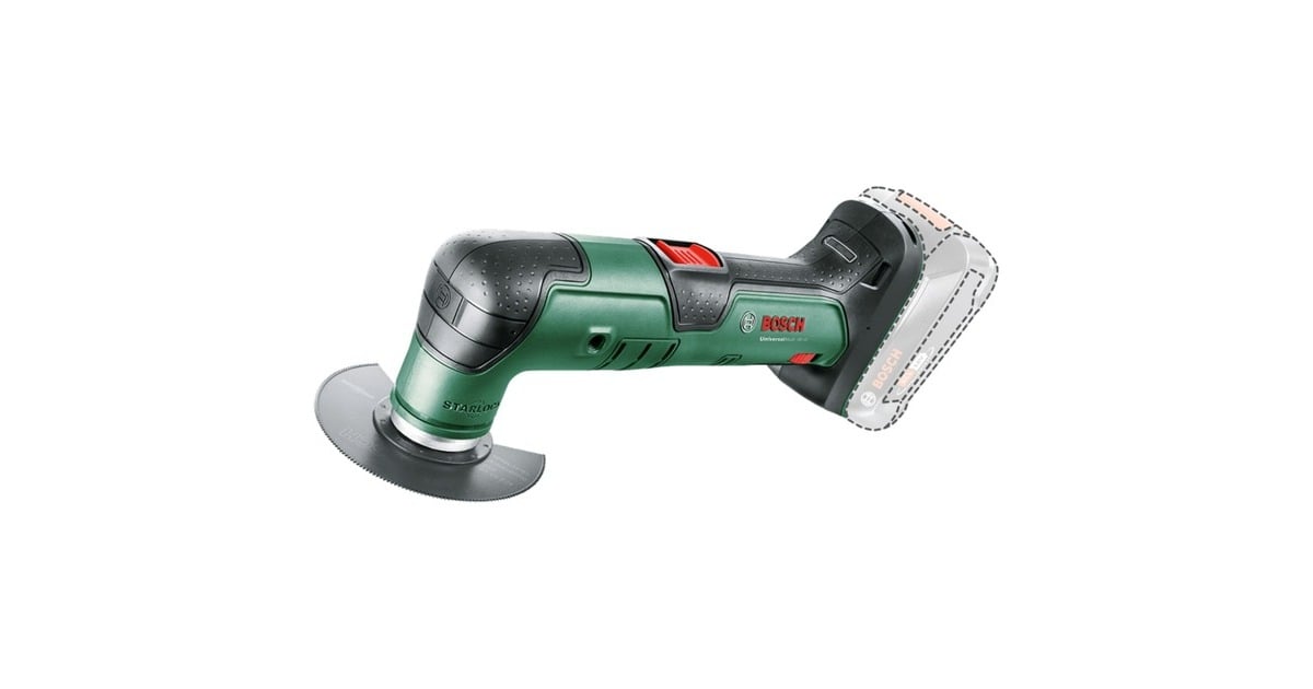 BoschUniversalMulti 18V-32 multifunctioneel gereedschap  (Groen/zwart, Accu en oplader niet inbegrepen)