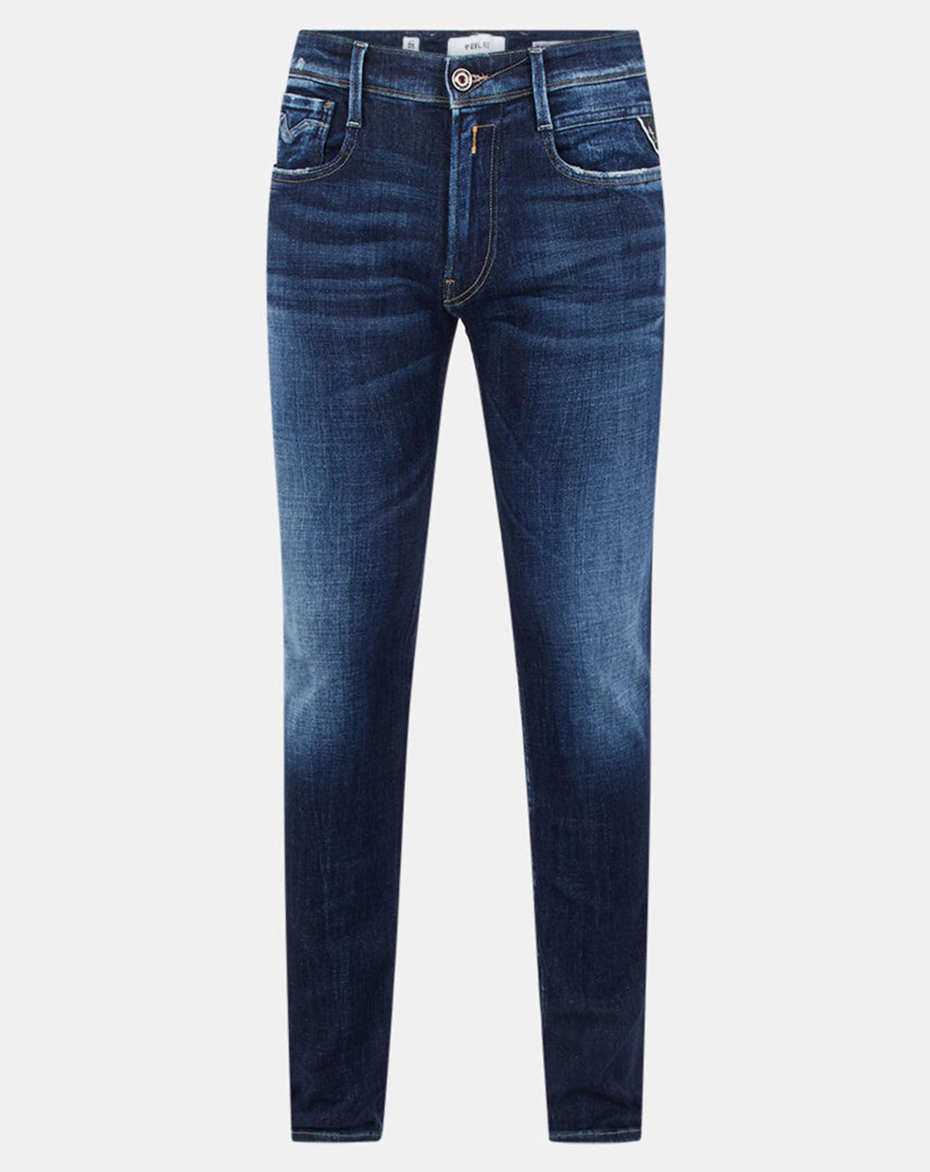 Replay Jean Slim Aged Eco Anbass bleu foncé