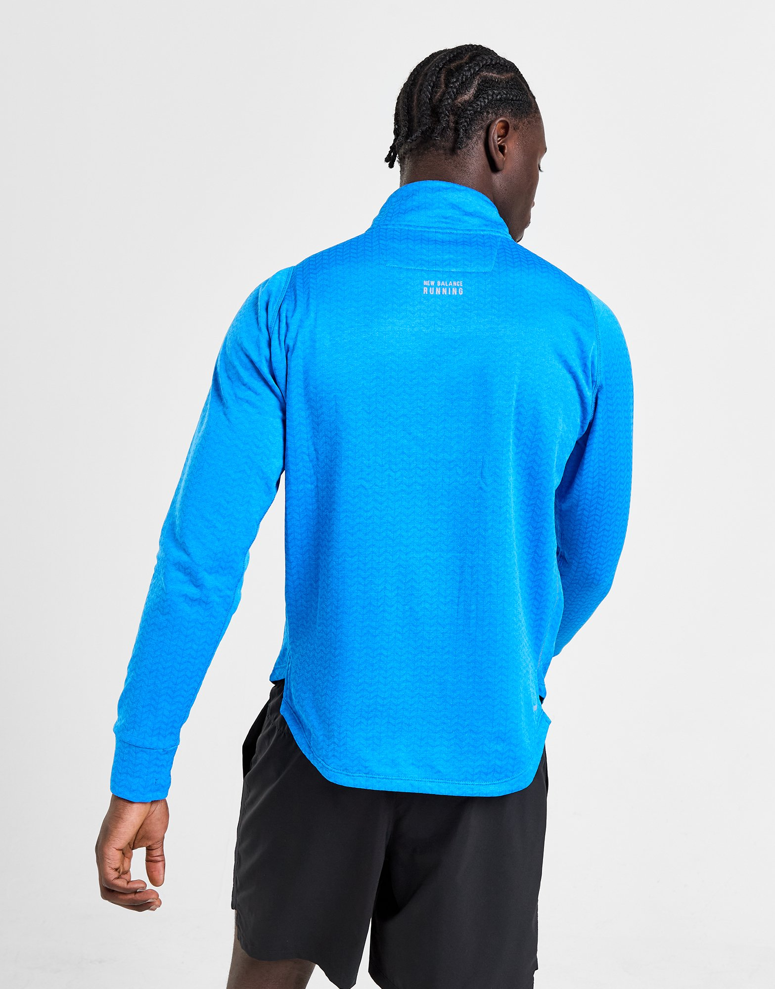 New Balance Haut de survêtement Heatgris 1/2 Zip Homme