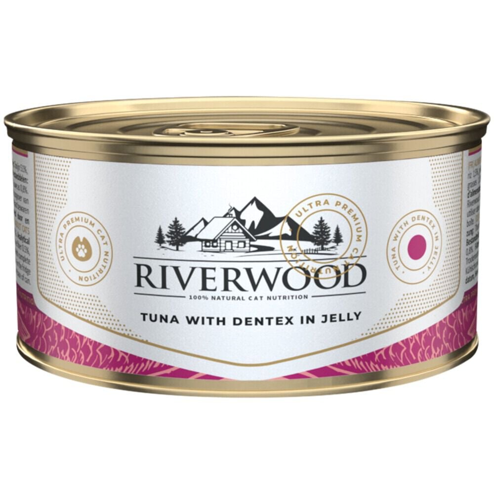 Riverwood - Kattenvoer - Tandbrasem - 85 Gram - Dentex