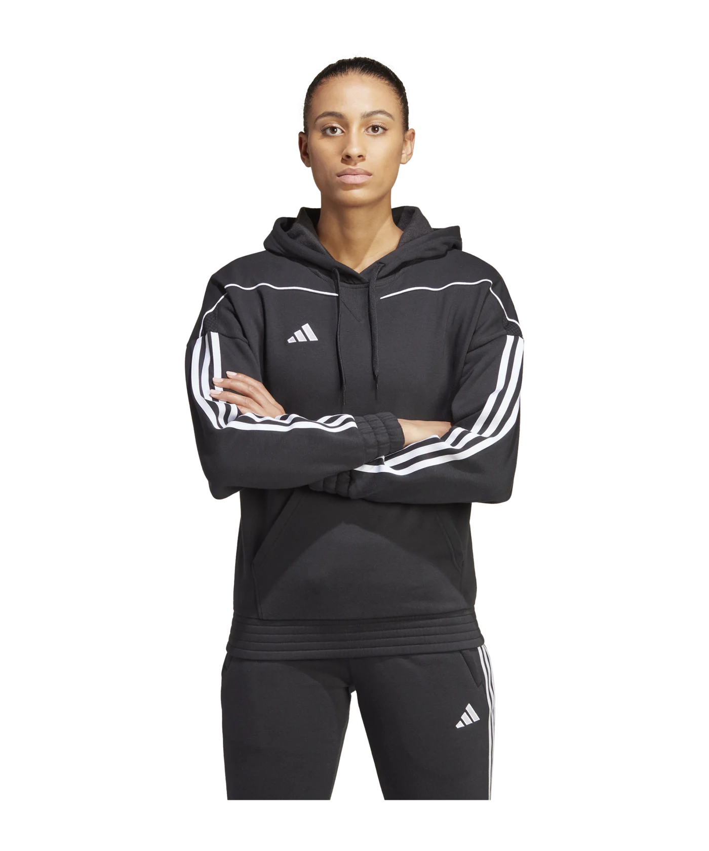 adidas Tiro 23 League Hoody Damen Schwarz