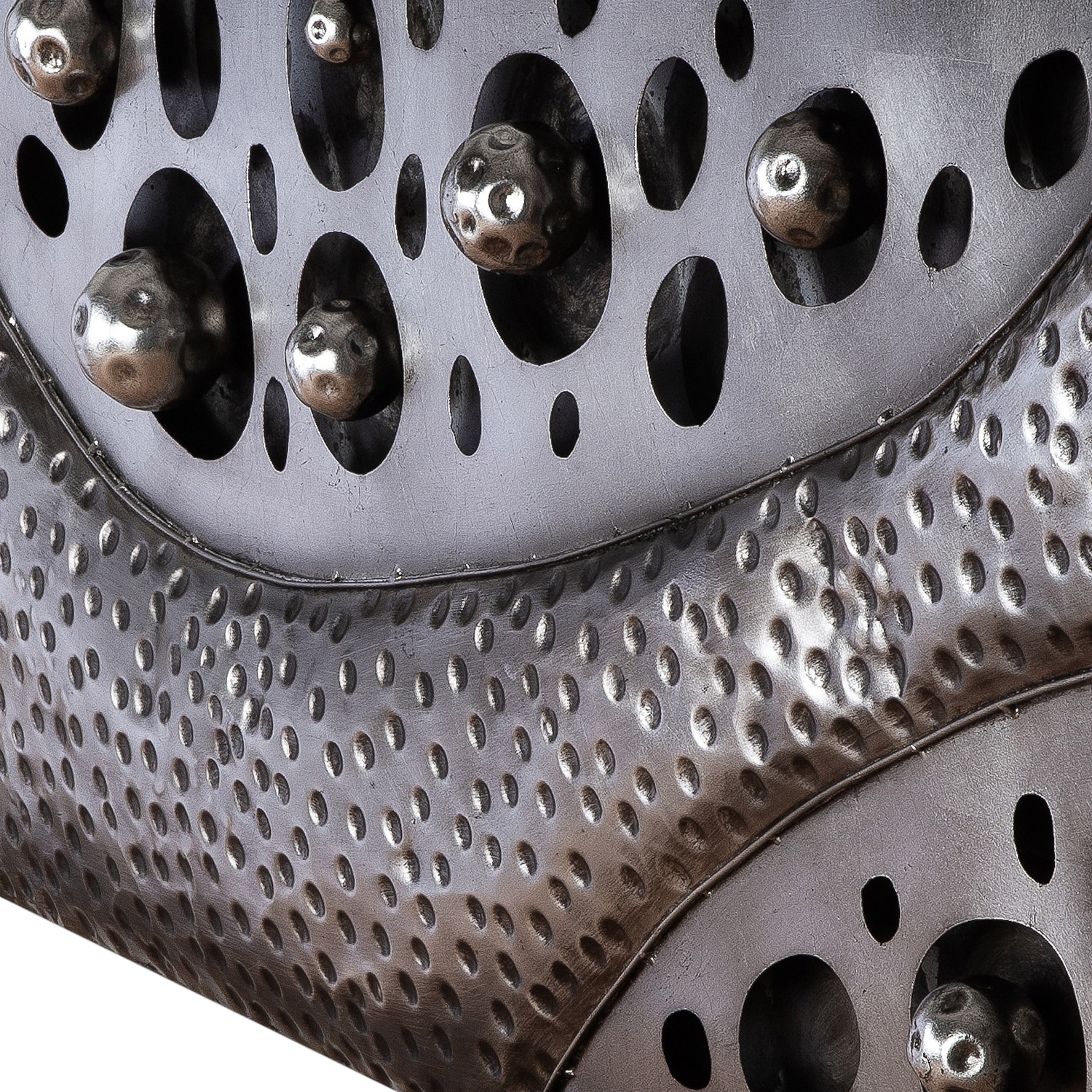 Casablanca by Gilde Metallbild »Bild rechteckig Callosti silberfarben H. 56 cm« 1 Stk. tlg.