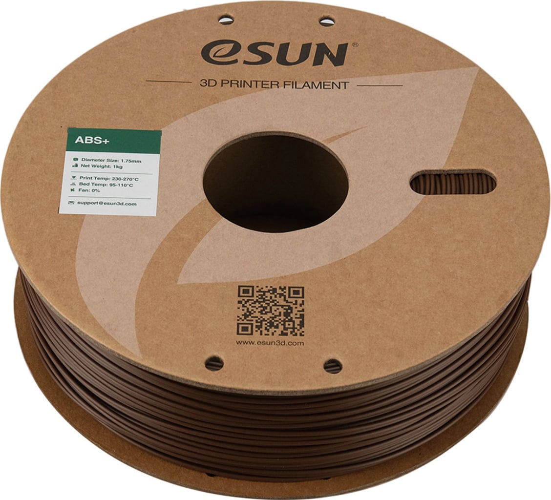 eSUN  ABS+ Brown, 1,75 mm / 1000 g    ABS Filament mit verbesserten mechanischen Eigenschaften
