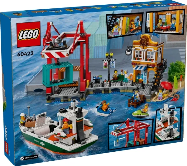 LEGO City 60422 Havnefront med fragtskib