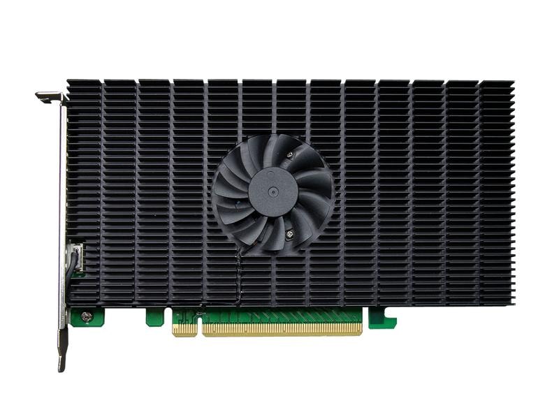 Highpoint RAID-Controller SSD7105 PCI-Ex16v3 - 4x M.2 NVMe, Bootfähiger PCIe 3.0 x16 4-Port M.2 NVMe RAID HBA – Die branchenweit schnellste, bootfähige 4-Kanal PCIe Gen3 M.2 NVMe RAID Lösung