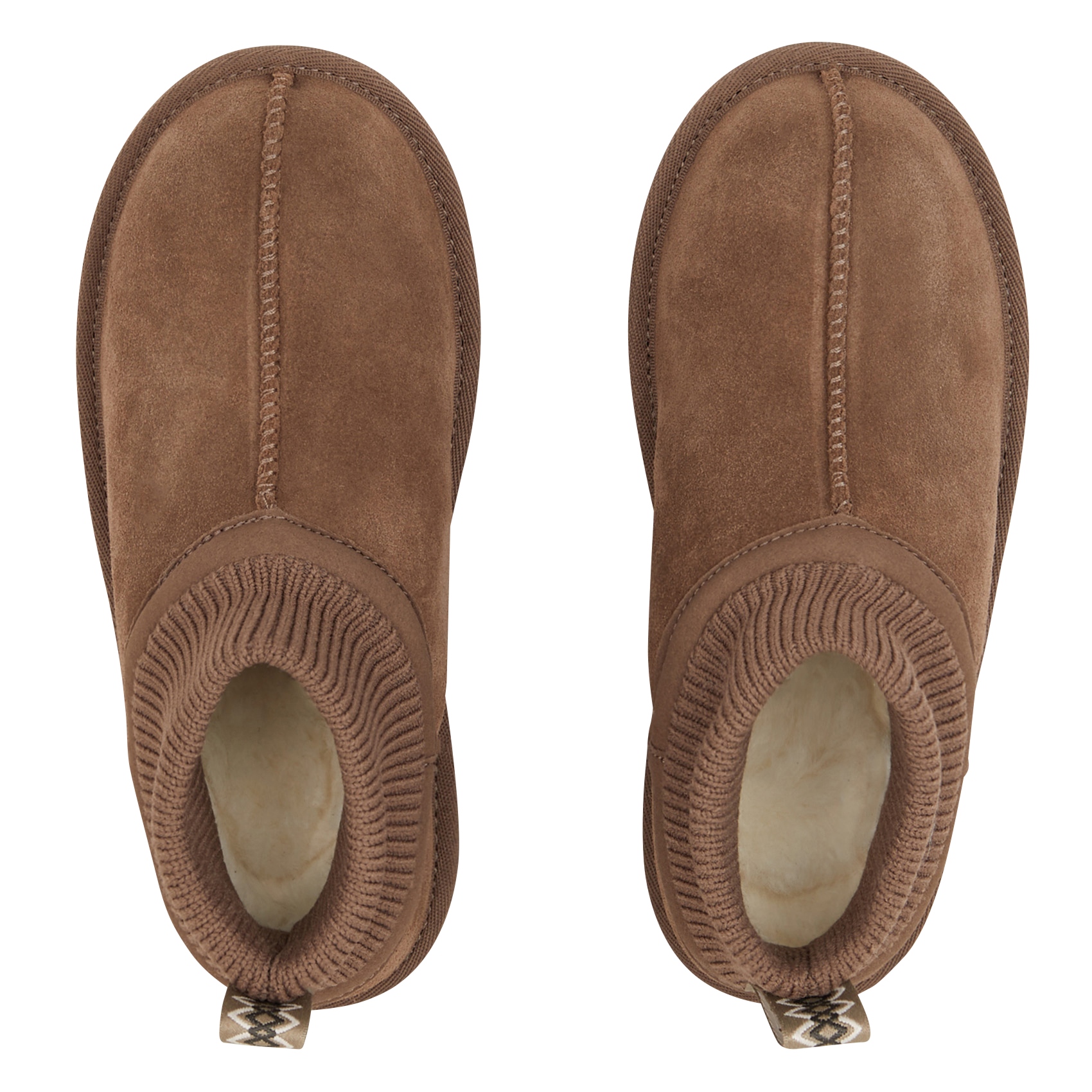 CLASSIC ULTRA STRETCH CUFF - Chaussons montant à bout rond | Marron