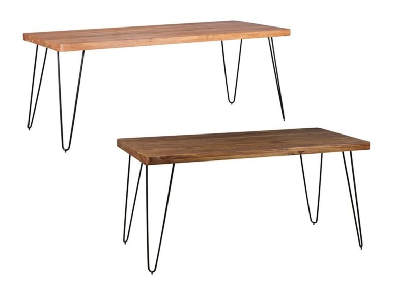 Eettafel, 160 / 200 x 80 cm