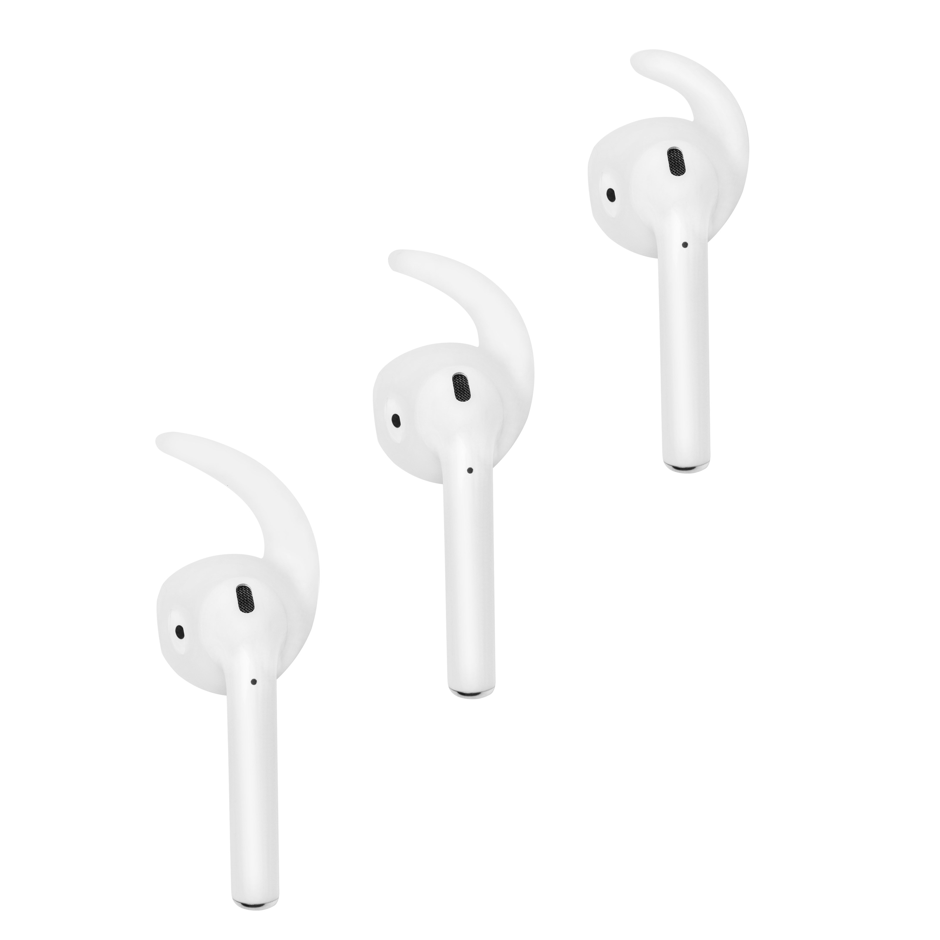 Roxcore Ørekroker for Airpods (Gen 1 & 2, 2017/2019) 3-pk.