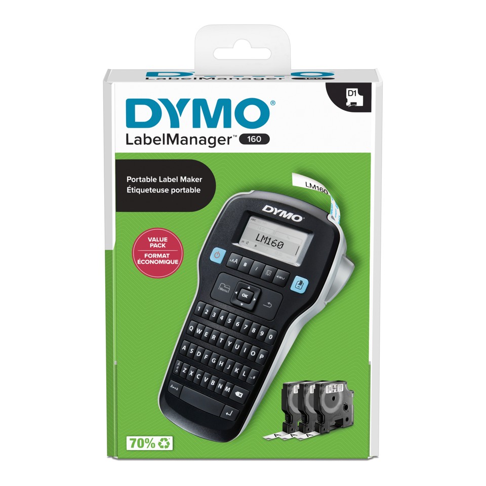DYMO - LabelManager 160 etiketmaskine startsæt