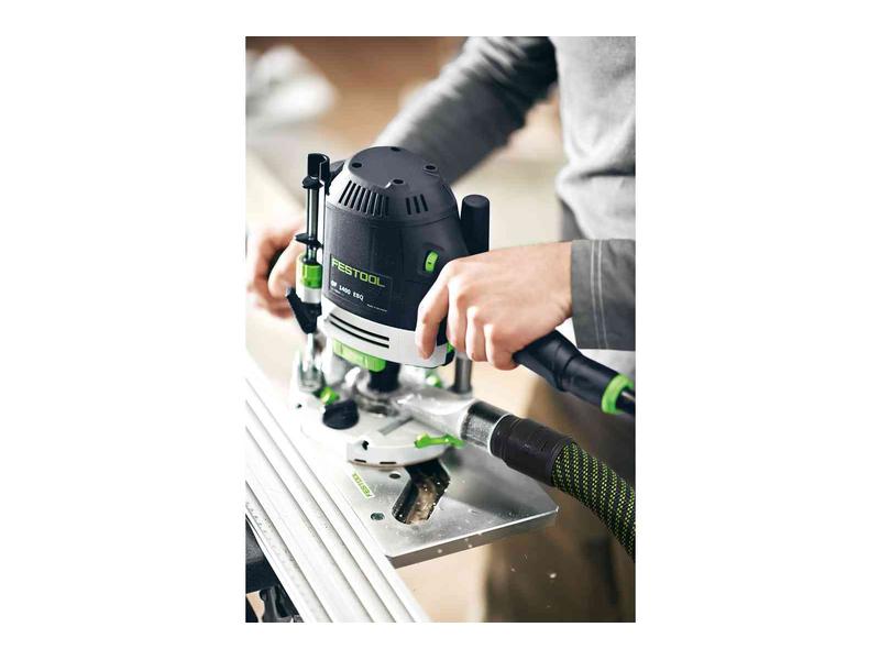 FESTOOL Oberfräse OF 1400 EBQ-Plus Die ideale Verbindung von Kraft und Komfort