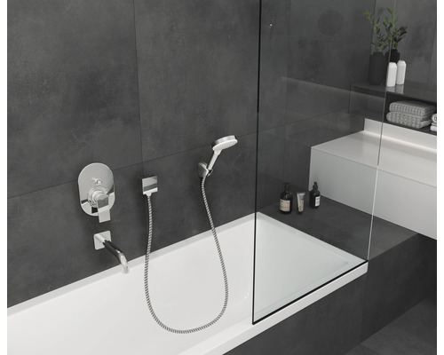 wandaansluitbocht hansgrohe FixFit Square 7159768 chroom