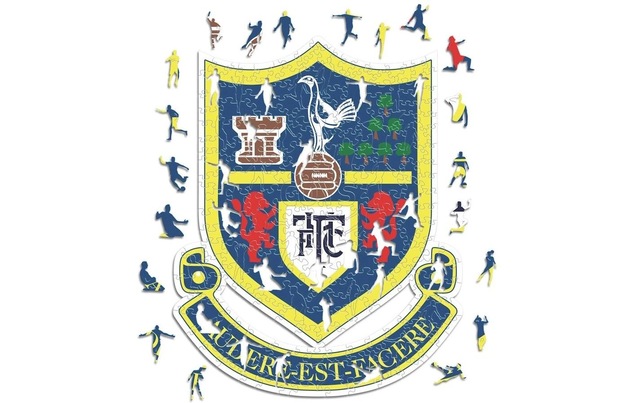 Puzzle »Iconic Tottenham Hotspur FC – Retro Logo« Holzart: Birke (Herkunftsland: China)