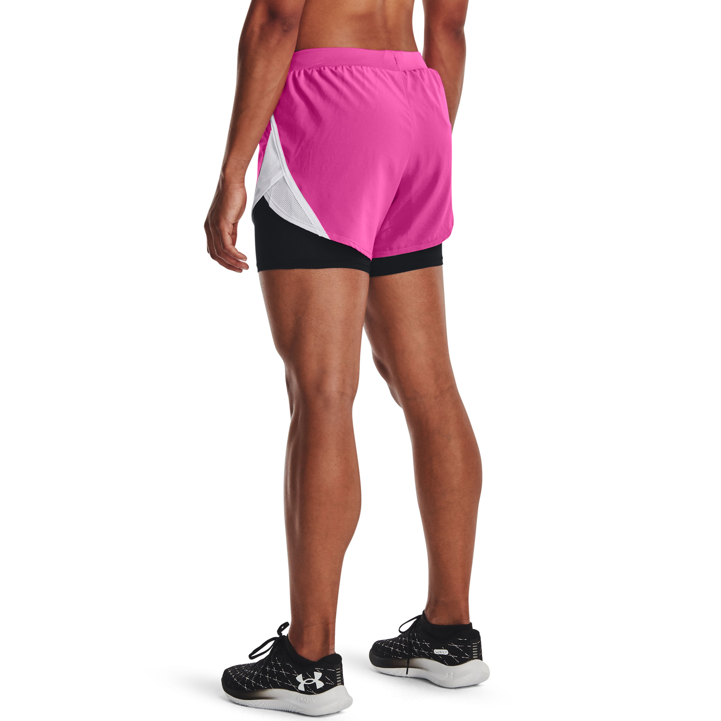 Under Armour Fly By 2.0 2in1 Shorts Femmes - Pink , Blanc
