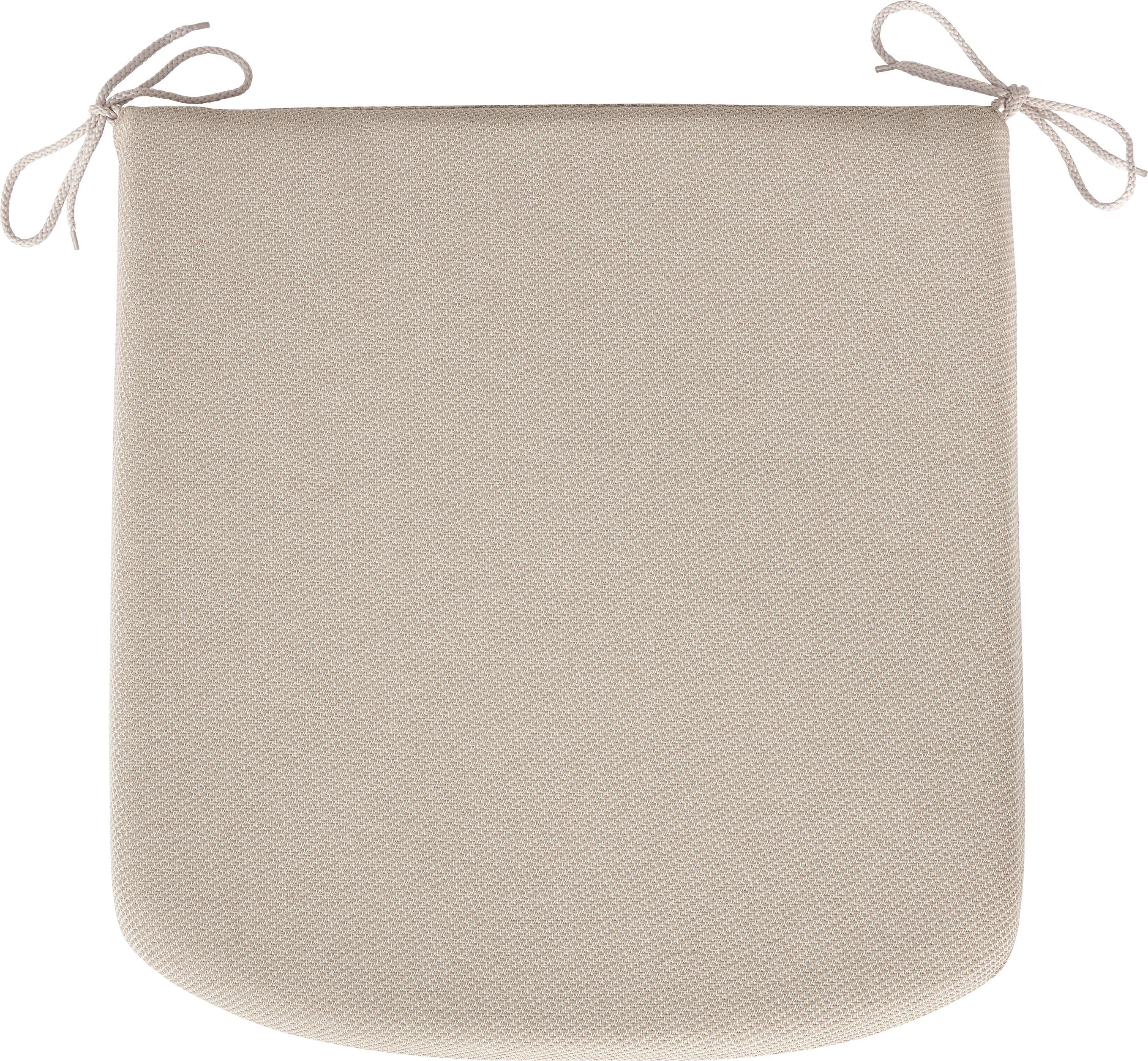 MALÉ Sitzkissen Sitzkissen - Grau / B: 43.0 cm x T: 50.0 cm x H: 4.0 cm