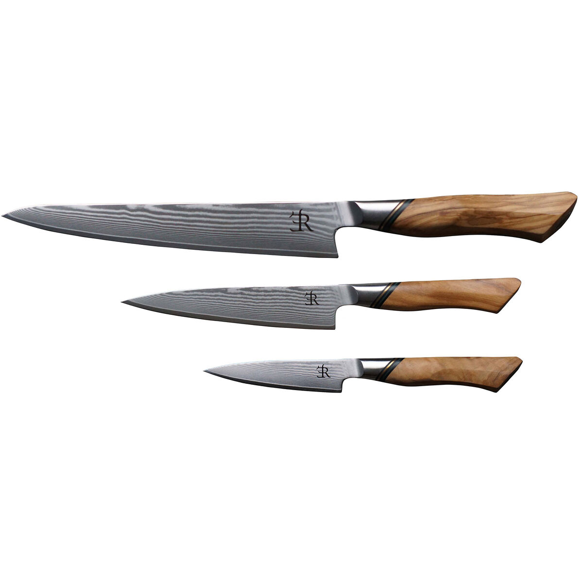 Ryda Knives A-73 Knivsett – trancher, universalkniv og skalkniv