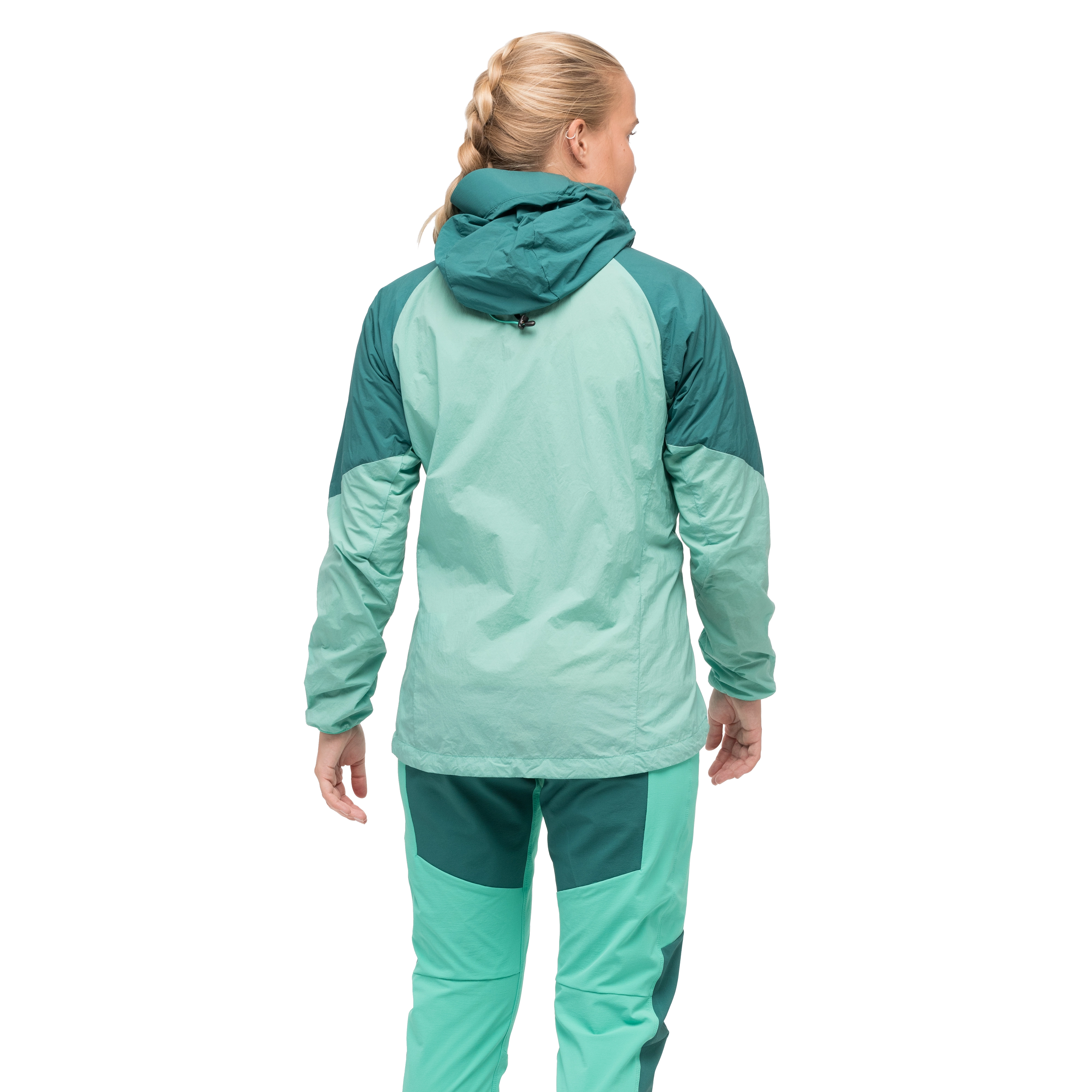 Tind Windbreaker Anorak Women Light Malachite Green / Malachite Green