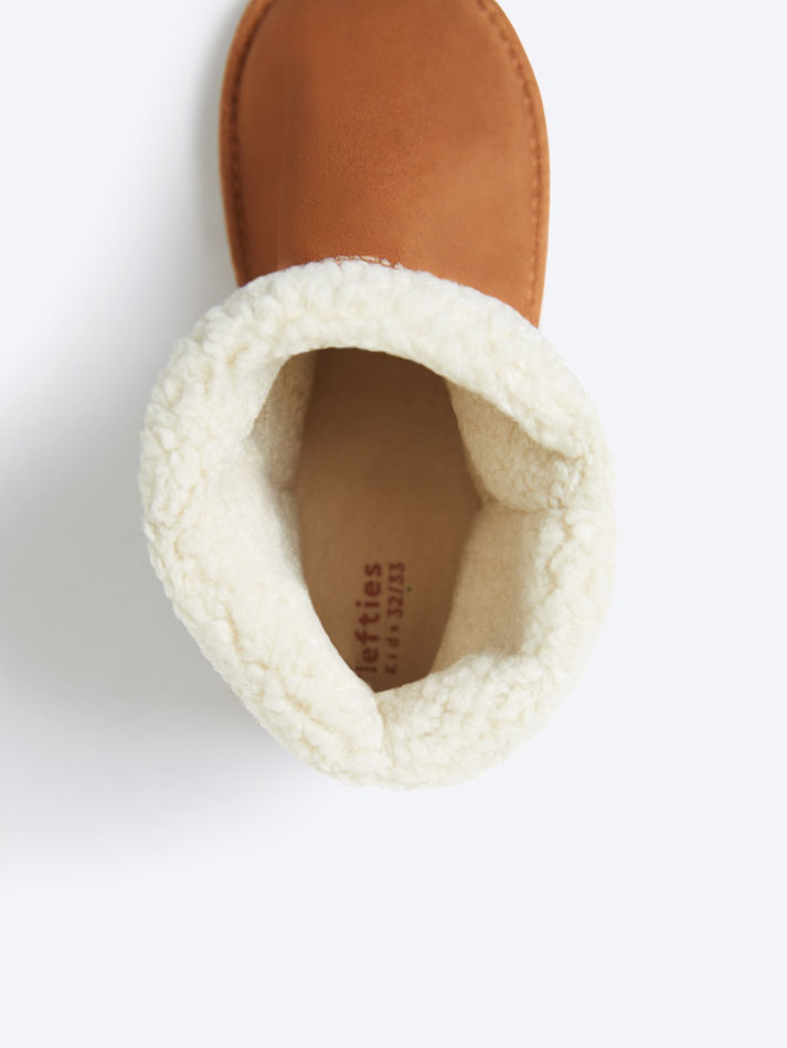 Bota forrada - Couro