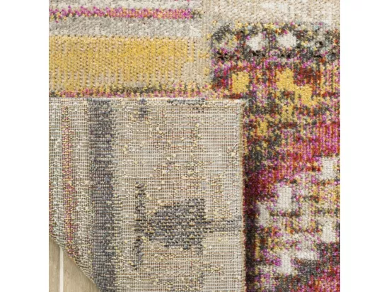 Tapis Taupe & Multi 91 X 152 cm - Leighton
