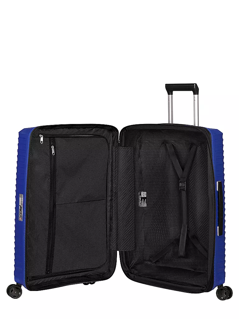 SAMSONITE Trolley  UPSCAPE SPINNER 75cm erweiterbar nautical blue blau