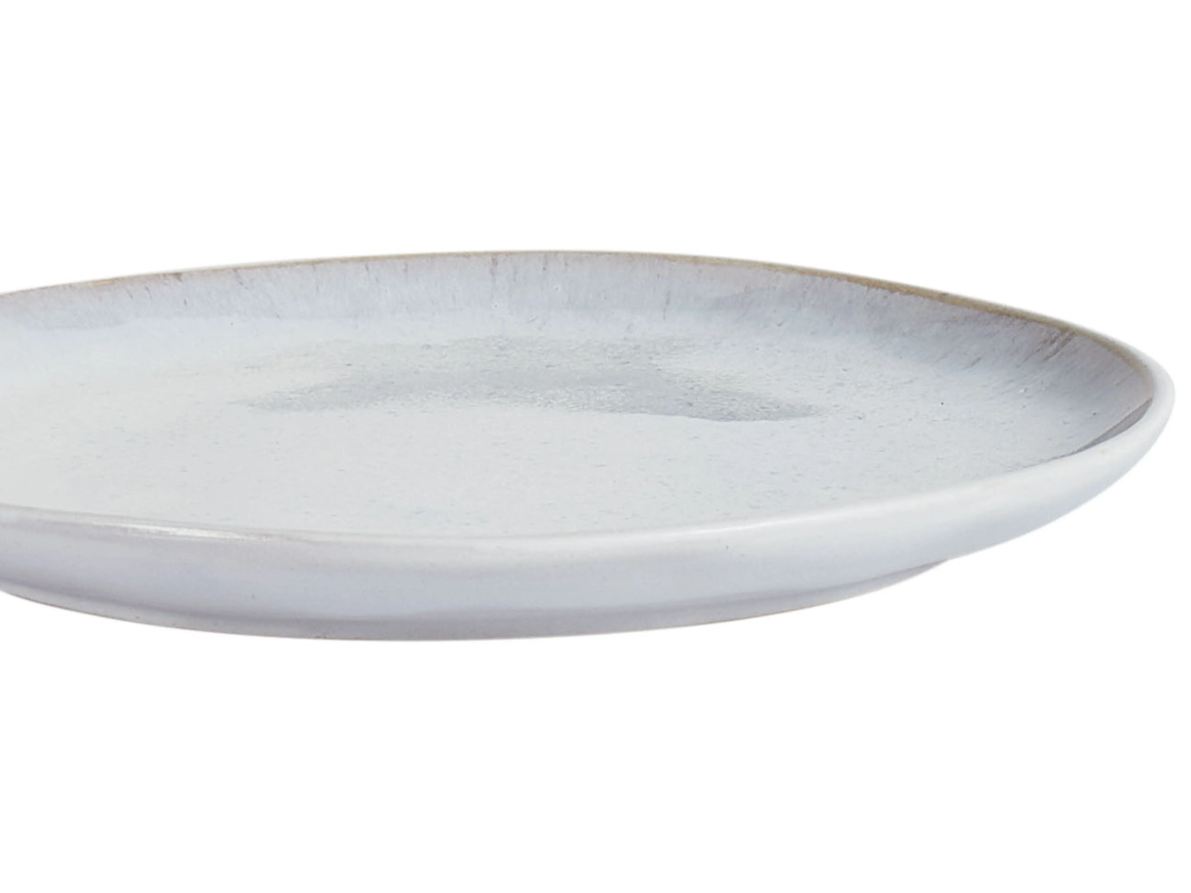Set van 4 bijzetborden SESAME Steengoed Lichtgrijs
