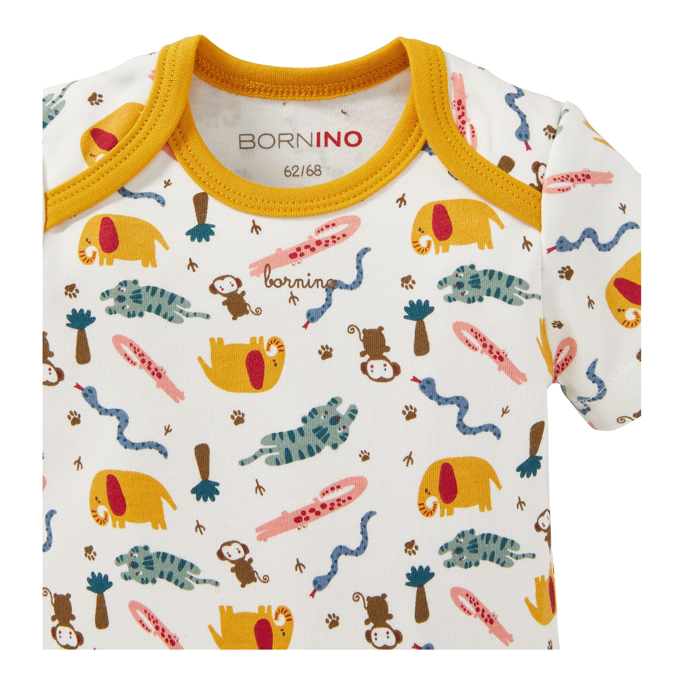 Bornino - ZOO 2er-Pack Bodys kurzarm Zoo