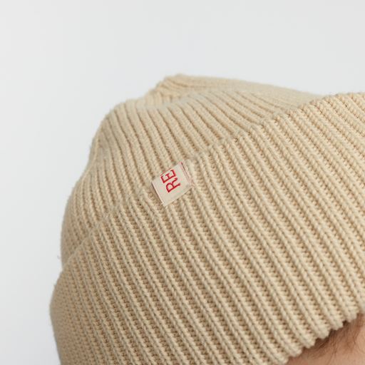 Revolution Big Fold Up Beanie, Offwhite, One size