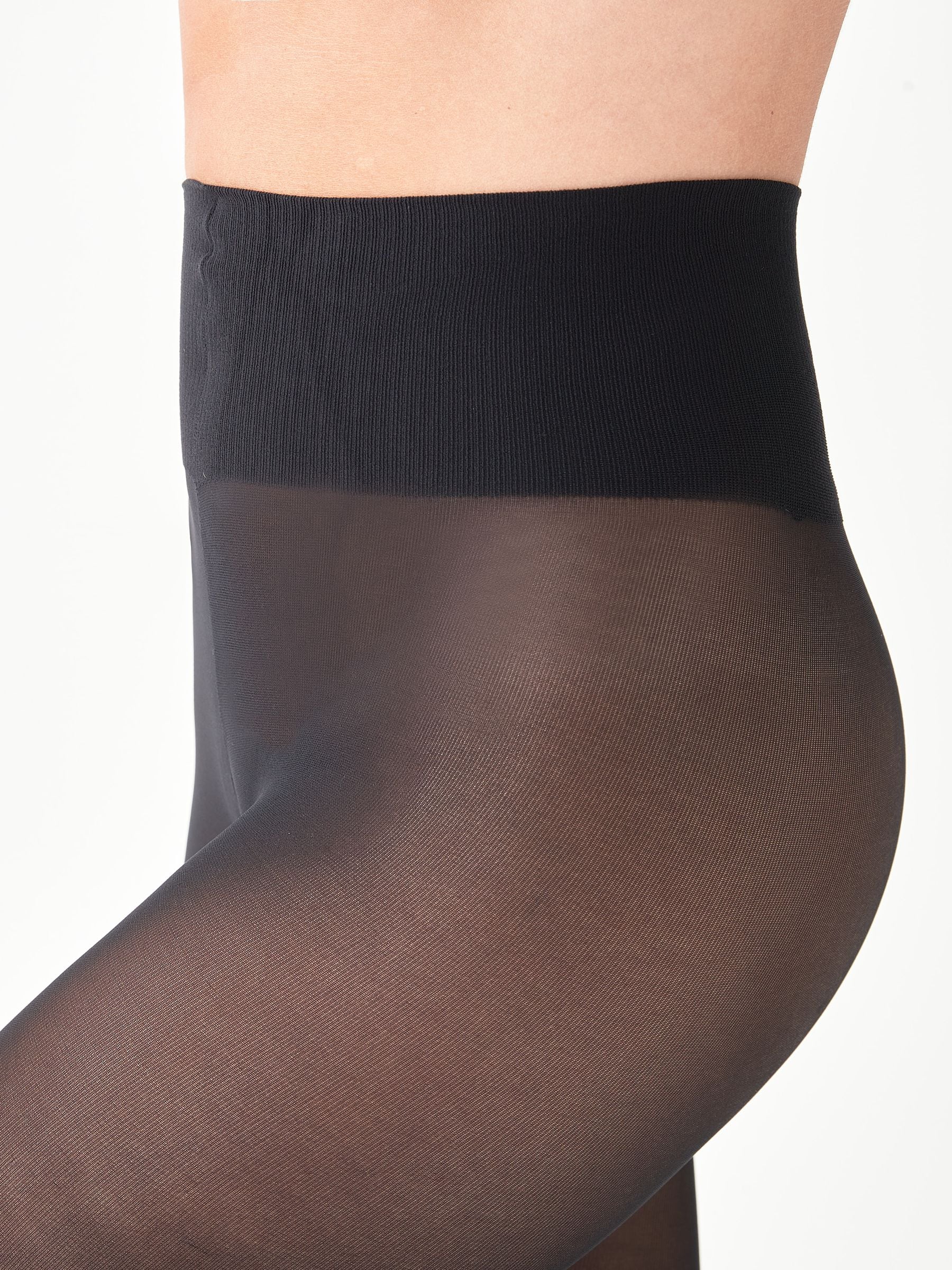 Zwart - Ultimate Comfort Opaque Set met twee opaque 40D panty's