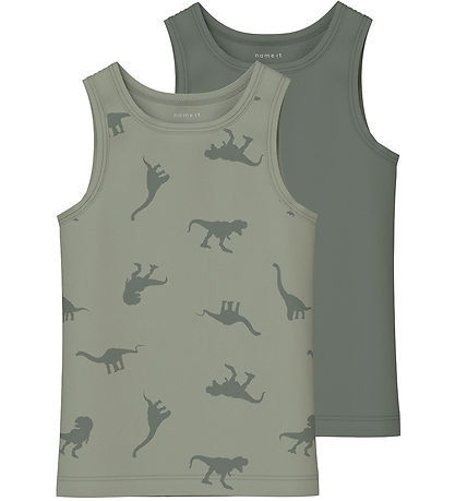 Name It Unterhemd - Noos - NmmTank - 2er-Pack - Agave Green