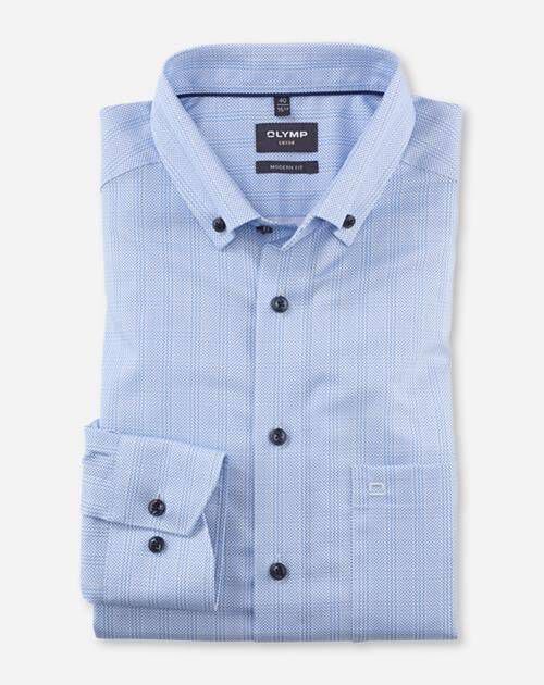 OLYMP| Herren Hemd LUXOR Modern Fit Langarm