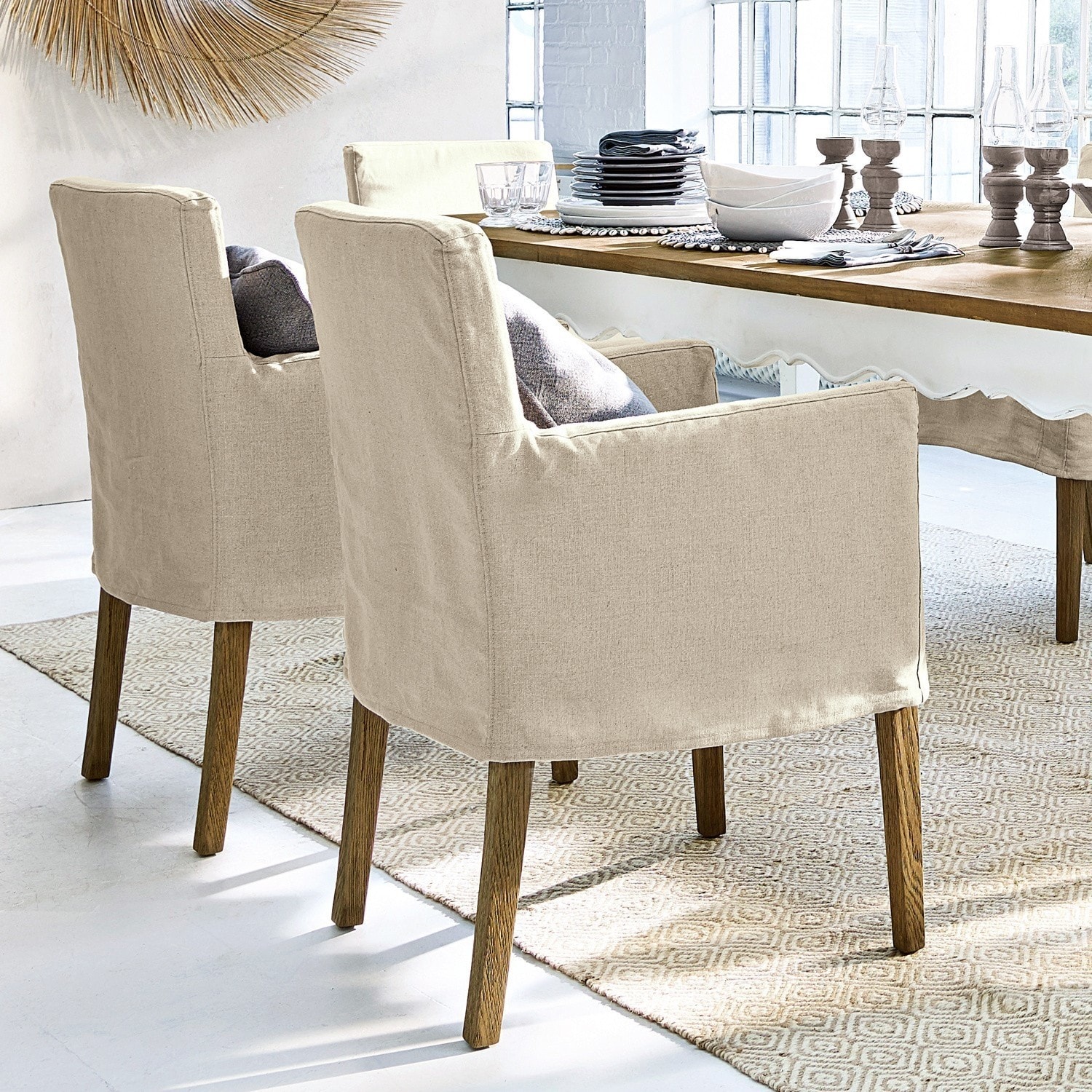 Stuhl Longhill leinen