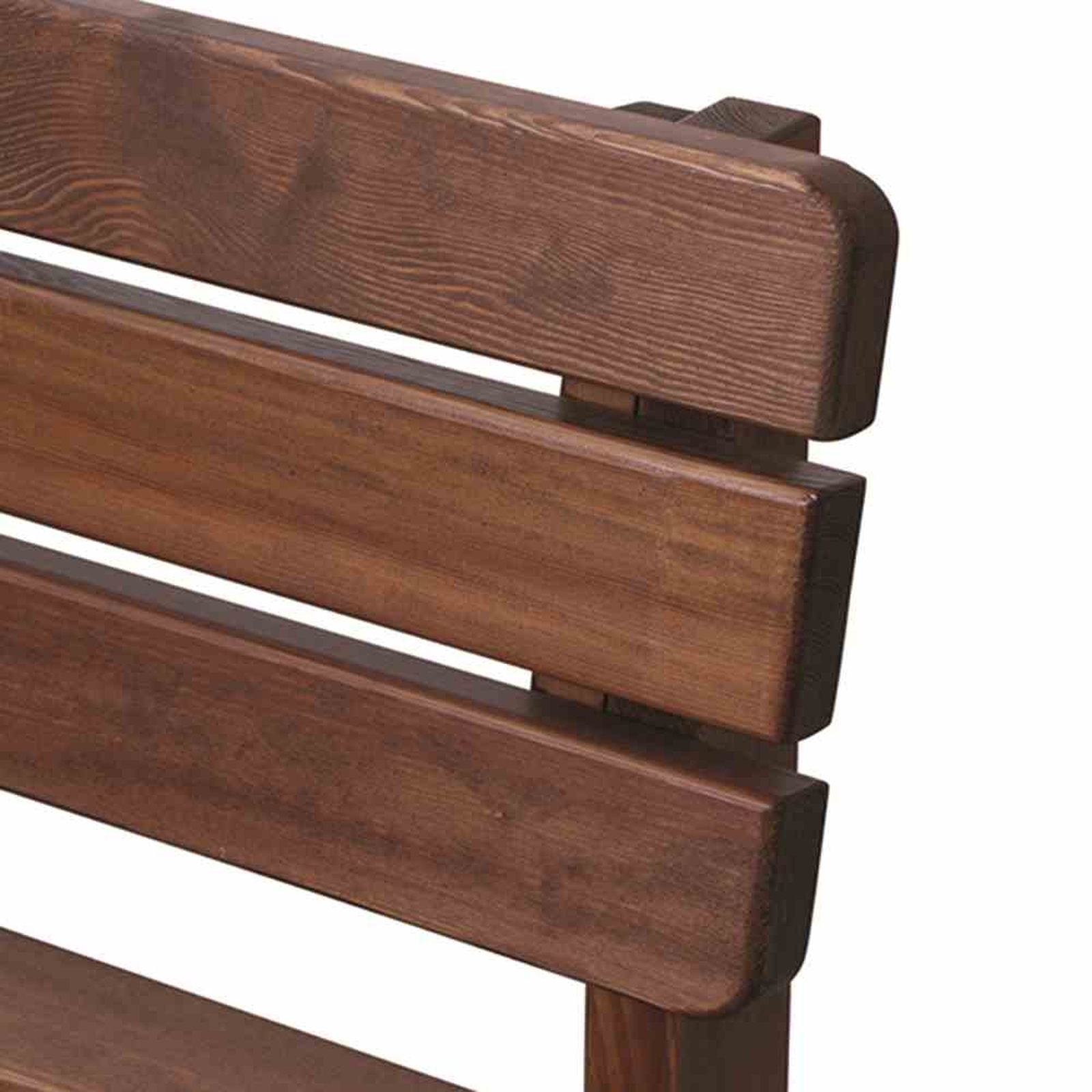 Gartenbank TESSIN - braun - 150 cm breit