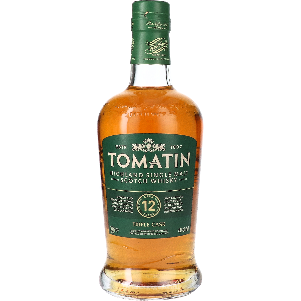Tomatin 12 Year Bourbon & Sherry Casks 70 cl
