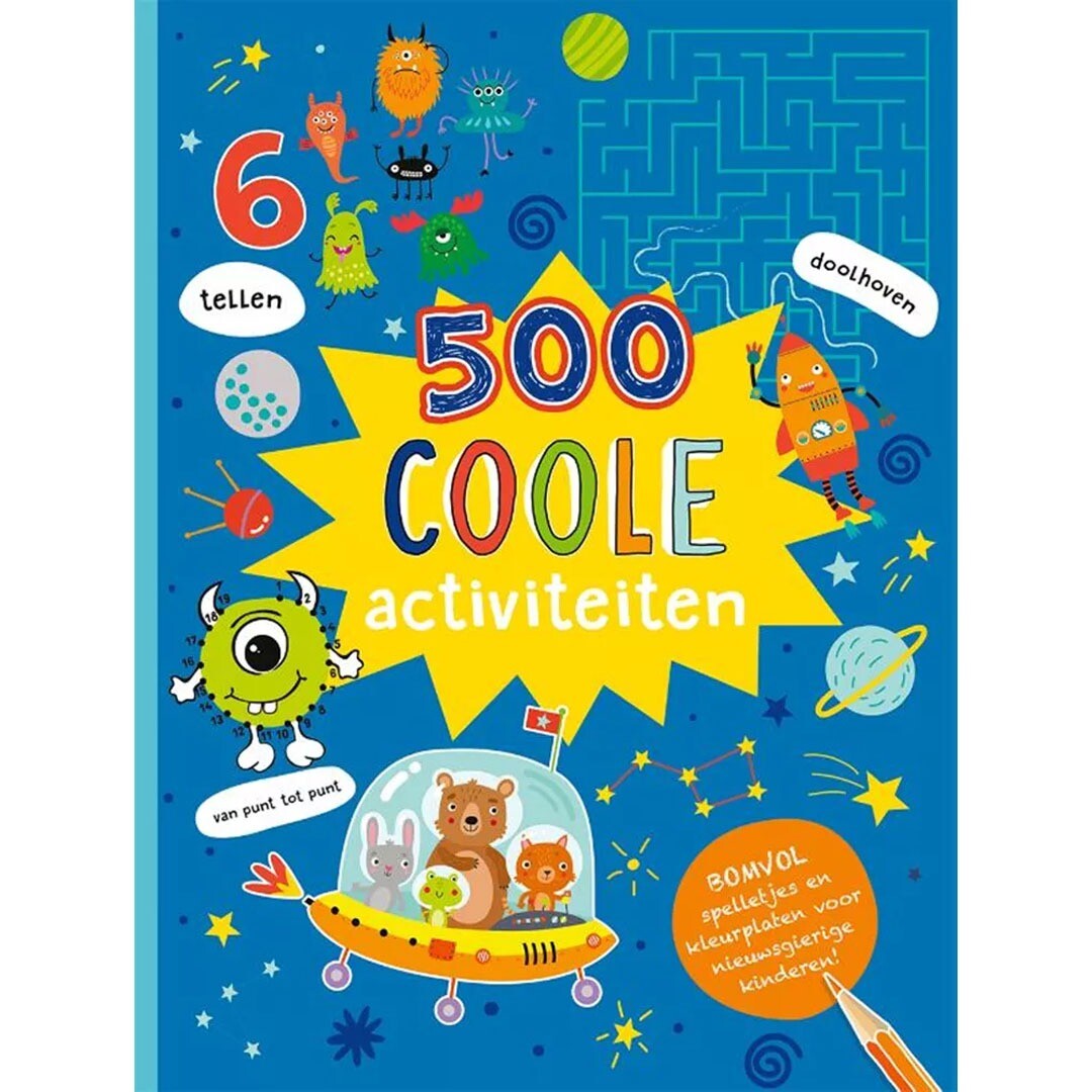 Uitgeverij rebo activiteitenboek 500 coole activiteiten