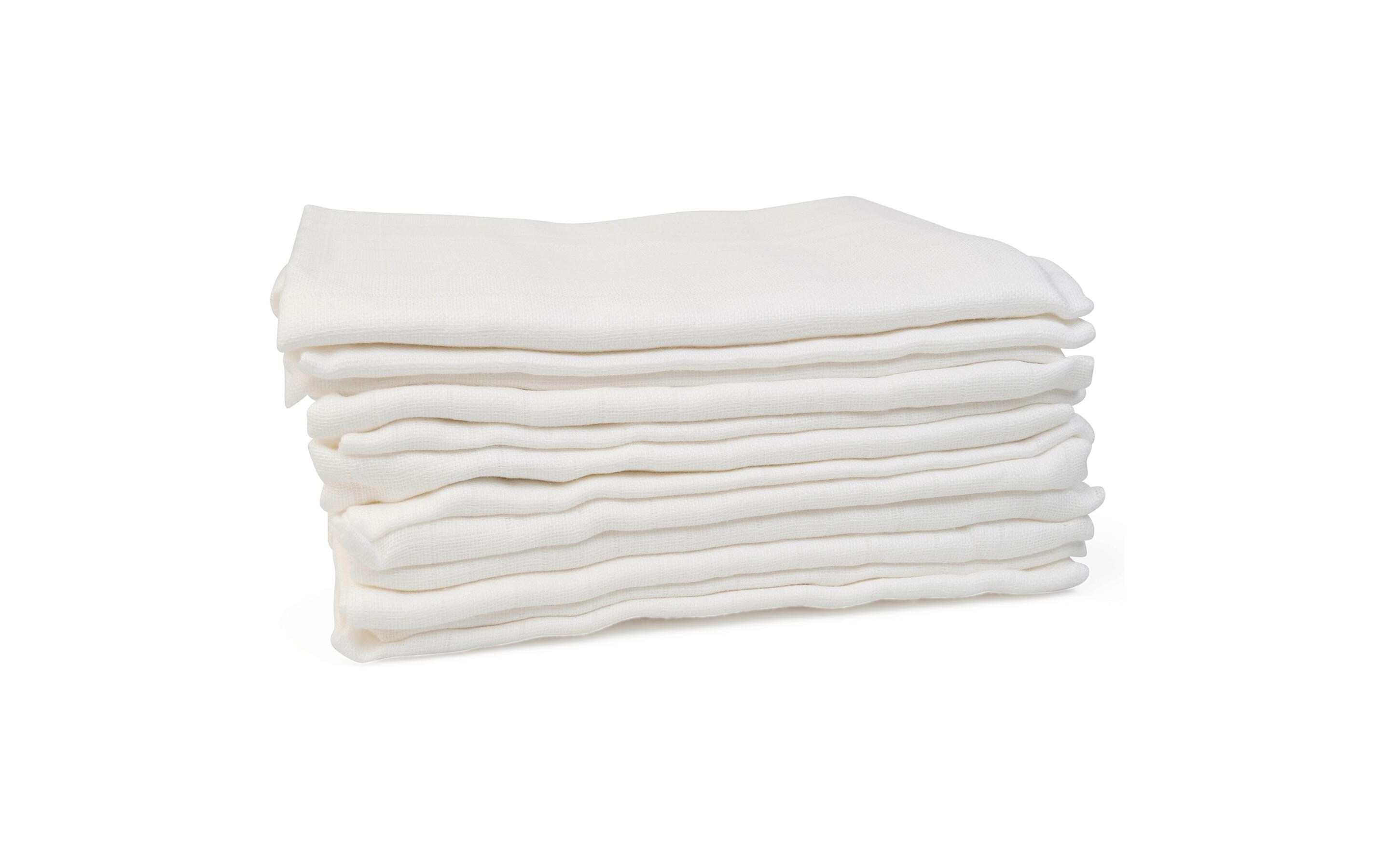 Mullwindeln 8er Pack 80 x 80 cmMullwindeln 8 Stück