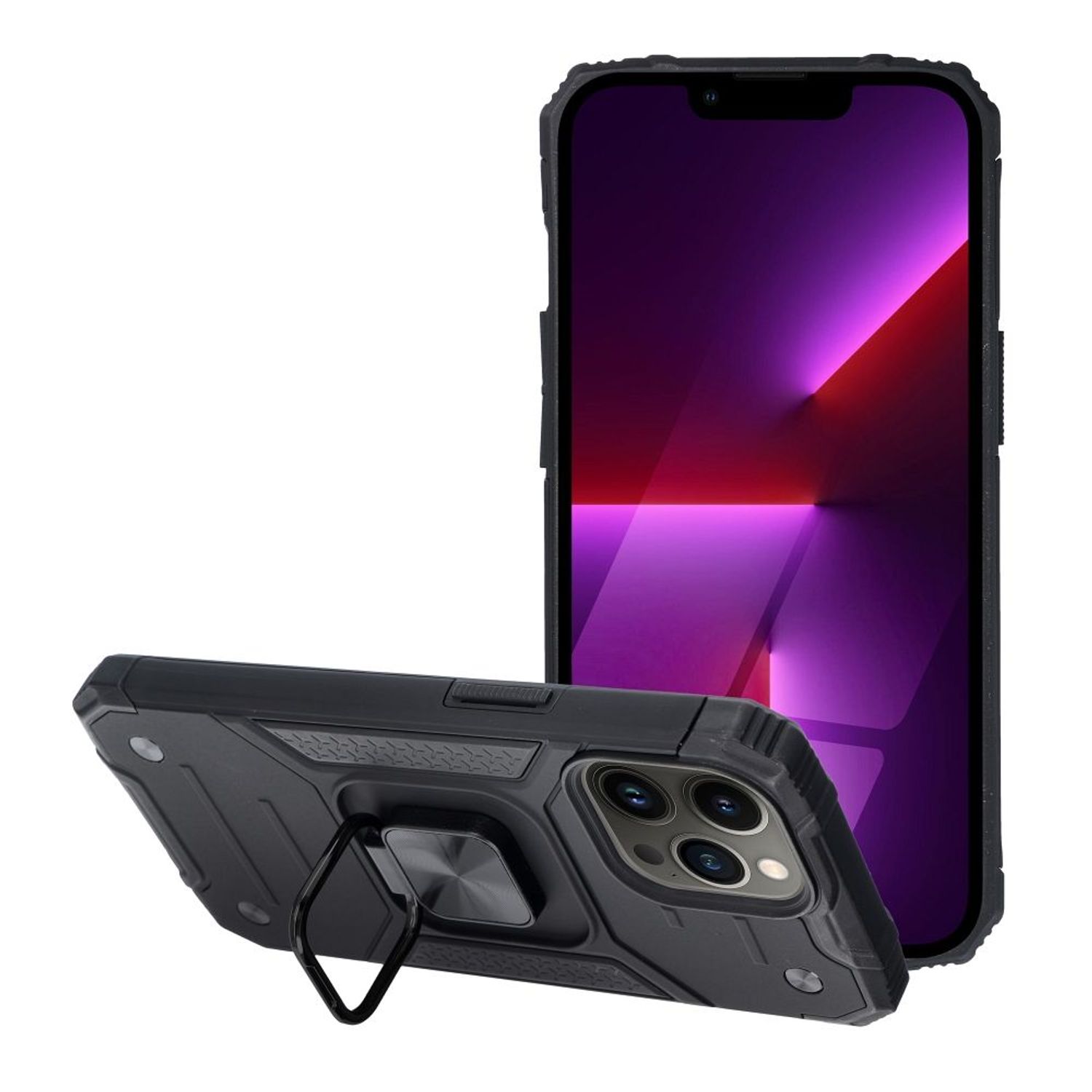 Hülle Handy Schutz für Apple iPhone 12 13 14 Pro Max Outdoor Case Cover Bumper