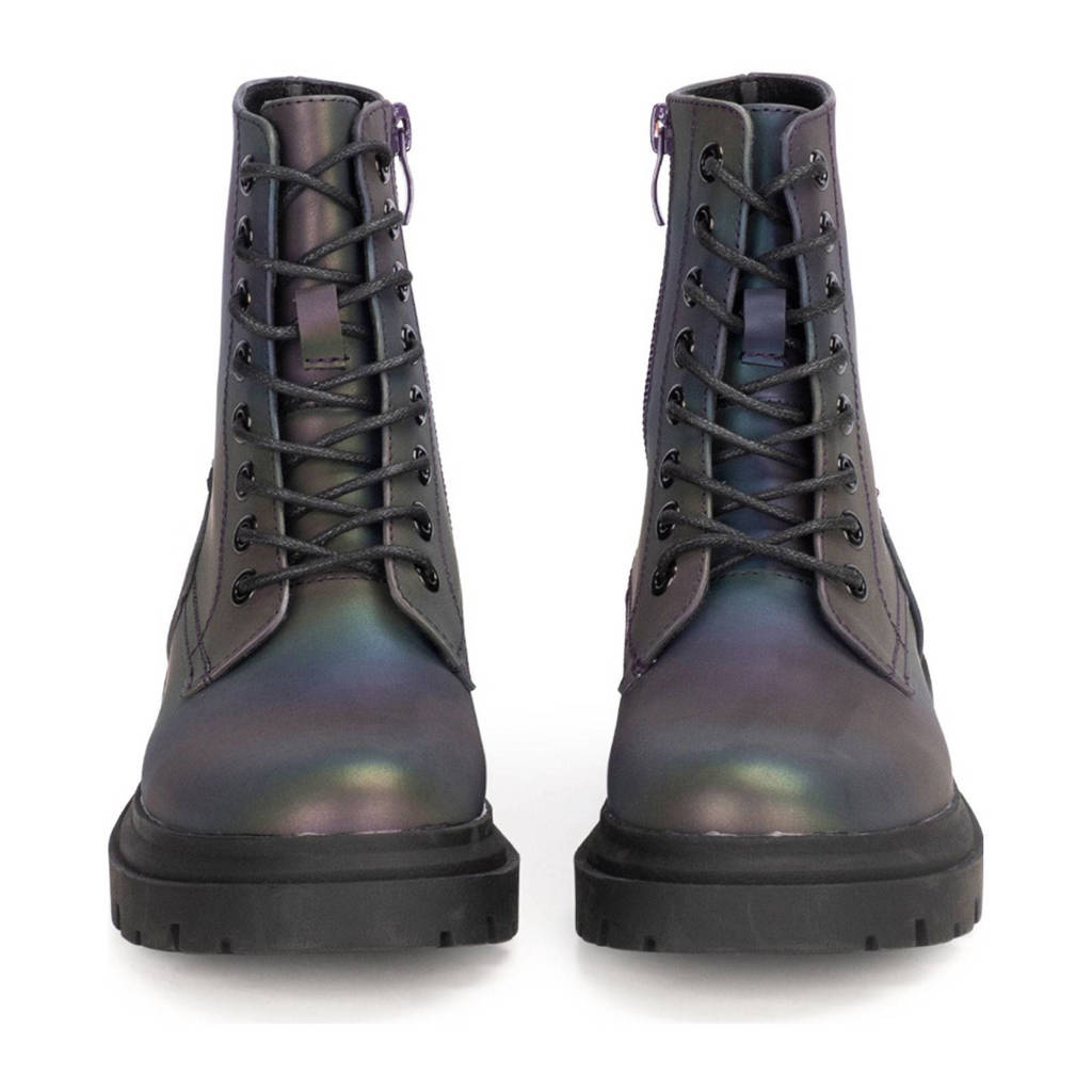 POSH by Poelman Maeveterboots blauw multi