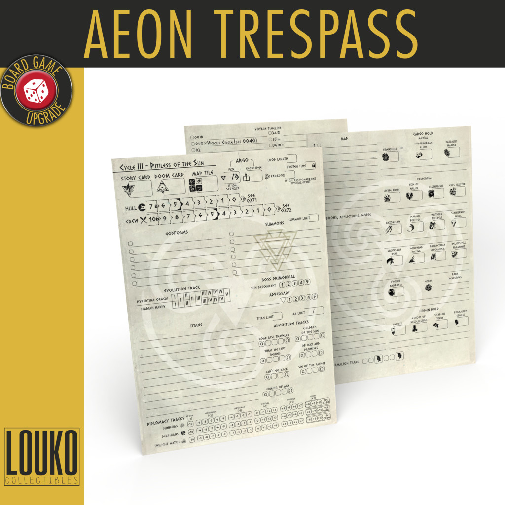 Journaux de campagne réinscriptibles pour Aeon Trespass: Odyssey