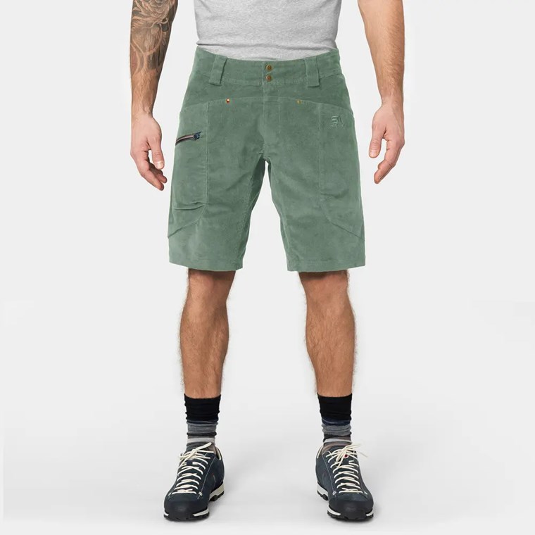 Elevenate M Après Cord Shorts Sea Green