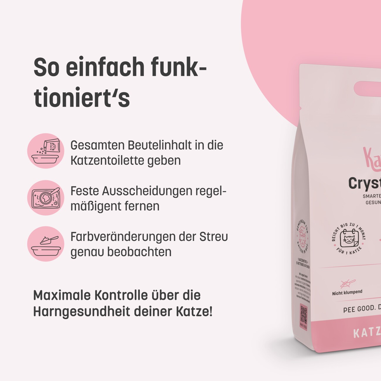 KatKare Crystal Clean Smarte Katzenstreu 6,2 l