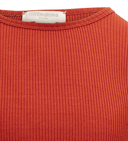 Minimalisma Bluse - Bergen - Silke/Bomuld - Poppy Red