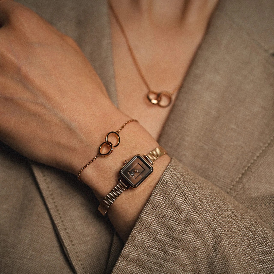 Daniel Wellington Quadro Mini Melrose Amber