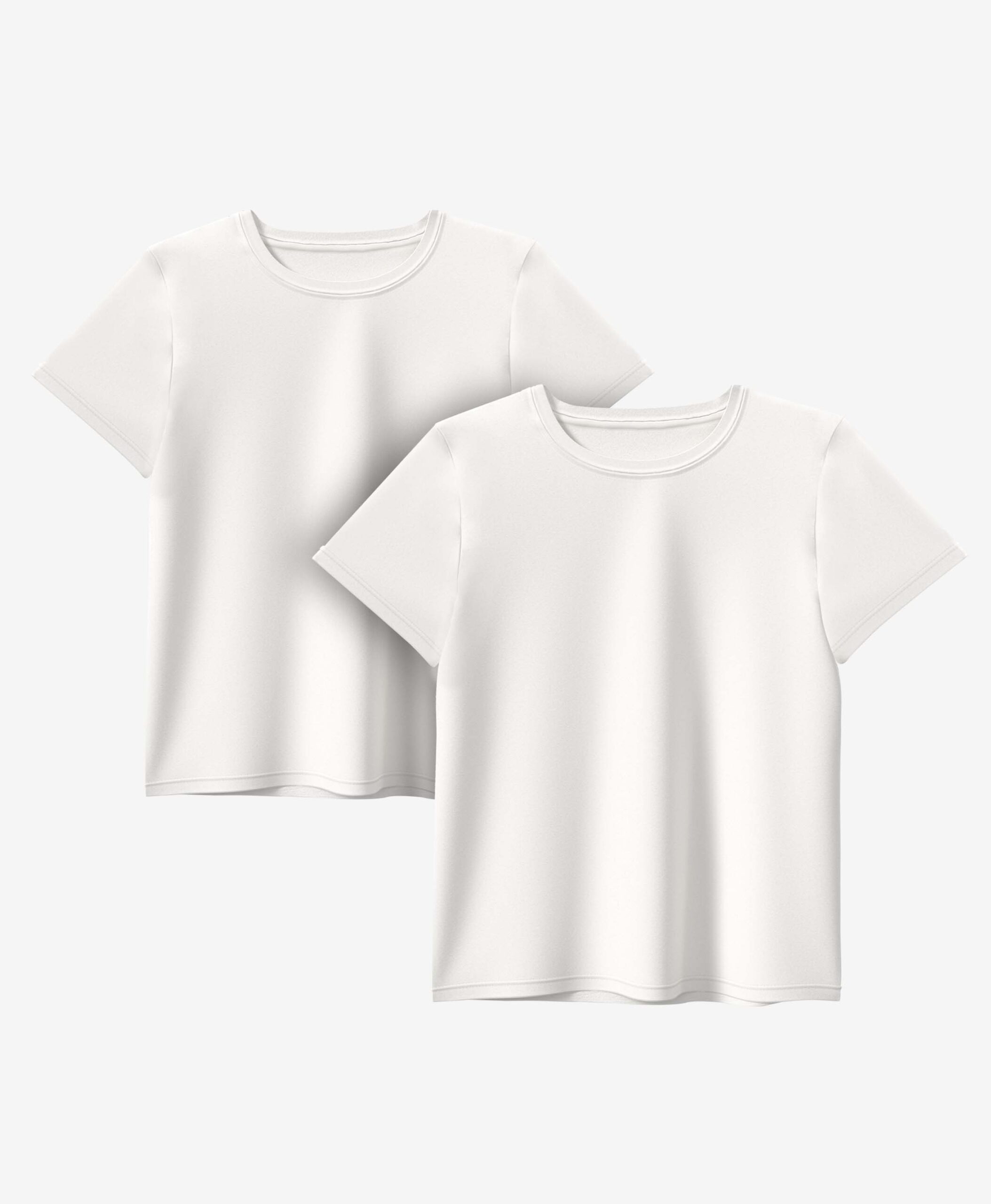 T-Shirts, 100% Baumwolle, 2er-Pack