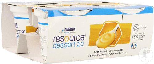 Nestle Resource Dessert 2.0 Caramel 4x125g