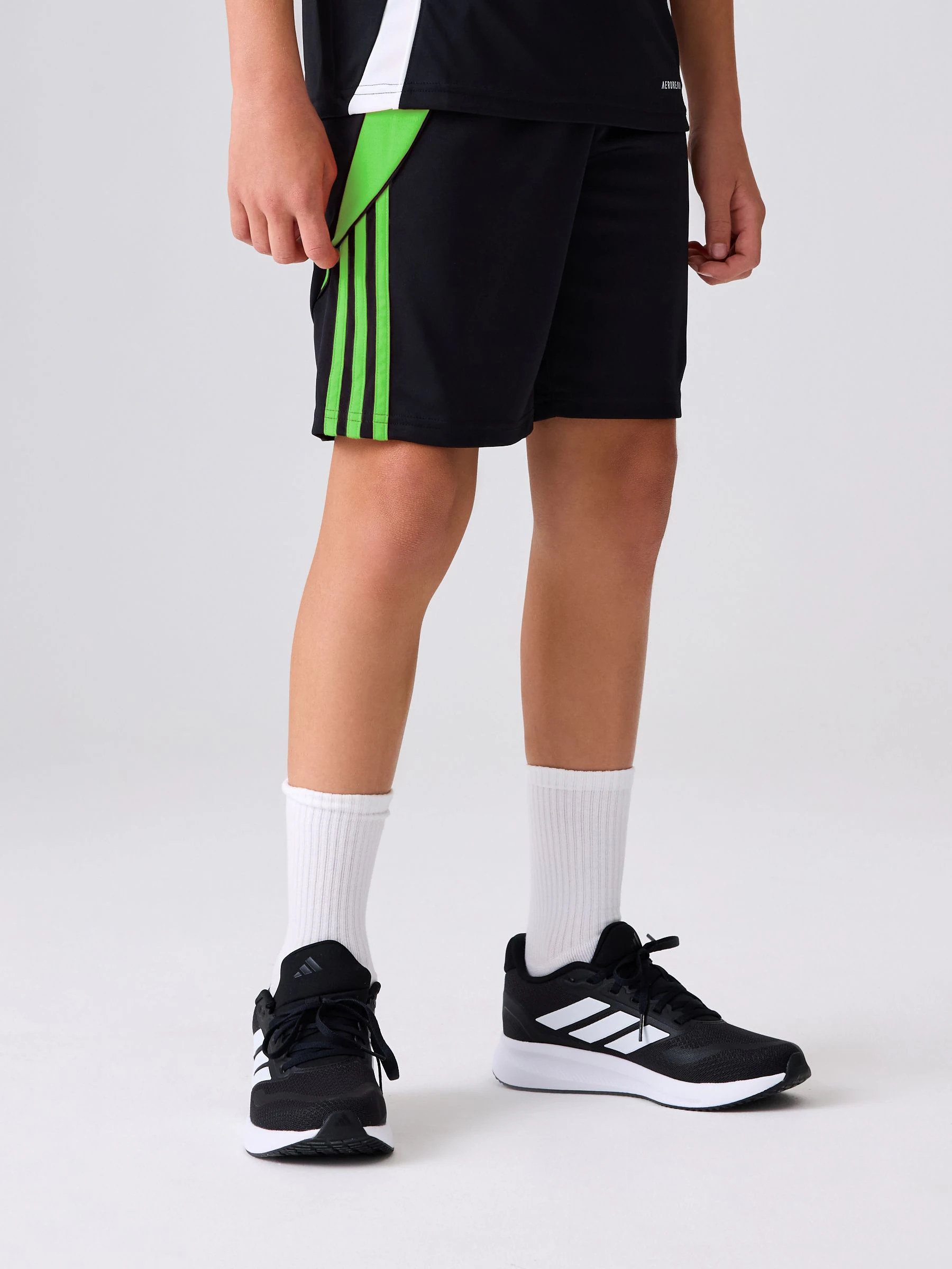 Zwart/groen - adidas Tiro 24 shorts voor kinderen