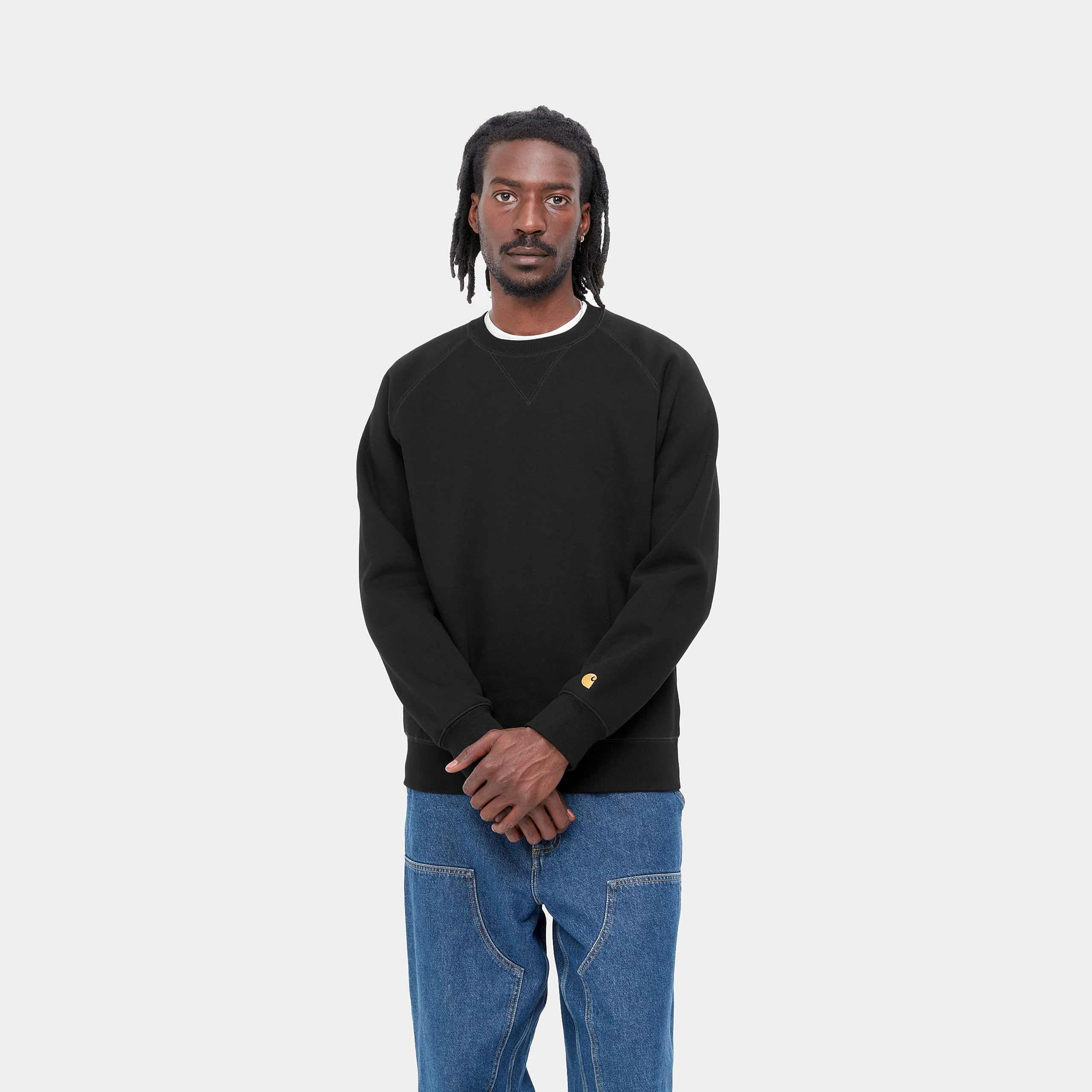 Carhartt WIP Chase Sweat Black / Gold