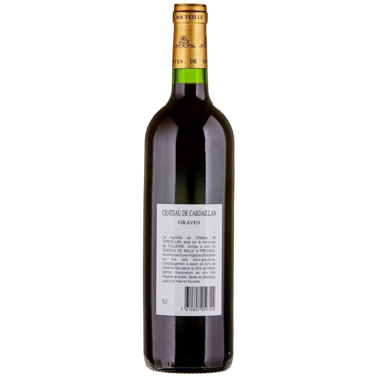 Château de Cardaillan Graves AOC -75cl
