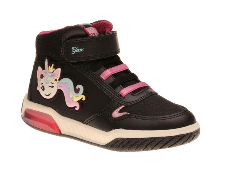 Geox J16ASC-0CENF black/multicolor