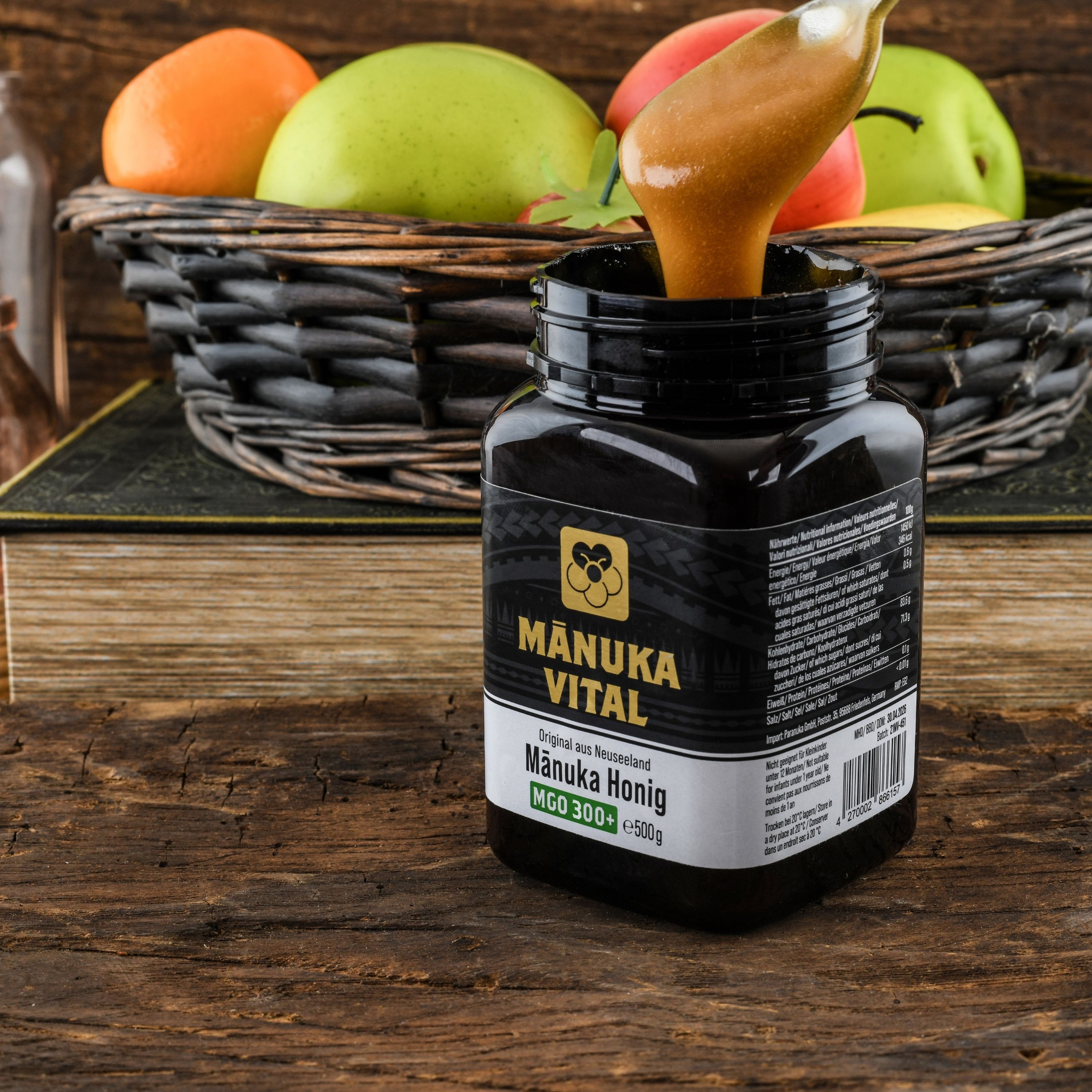 MANUKA VITAL Manuka Honig MGO 300+  - Original, zertifiziert und natürlich aus Neuseeland