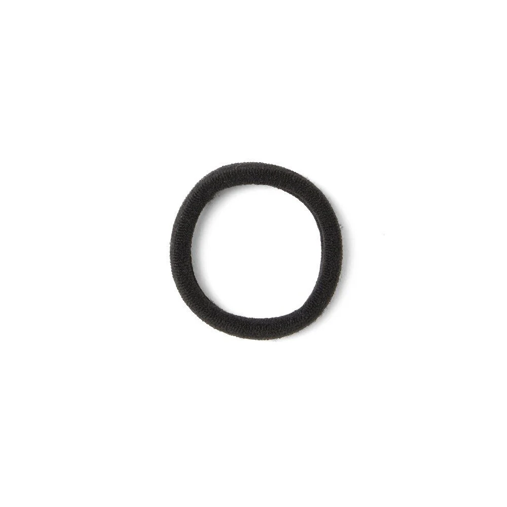 Lot de 20 élastiques à cheveux mousse polyester noir